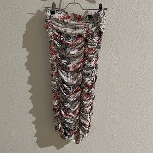 Two Piece Printed Dress